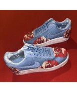Nike Air Force 1 Sneakers Womens 12 Men 10.5 Floral Sequin 2017 898421-401 - $250.00