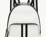 Fossil Felicity Backpack White Black Stripe Perforated SHB2410005 NWT $1... - £61.52 GBP