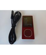 MICROSOFT  ZUNE  RED  8GB...NEW  BATTERY... - $109.99