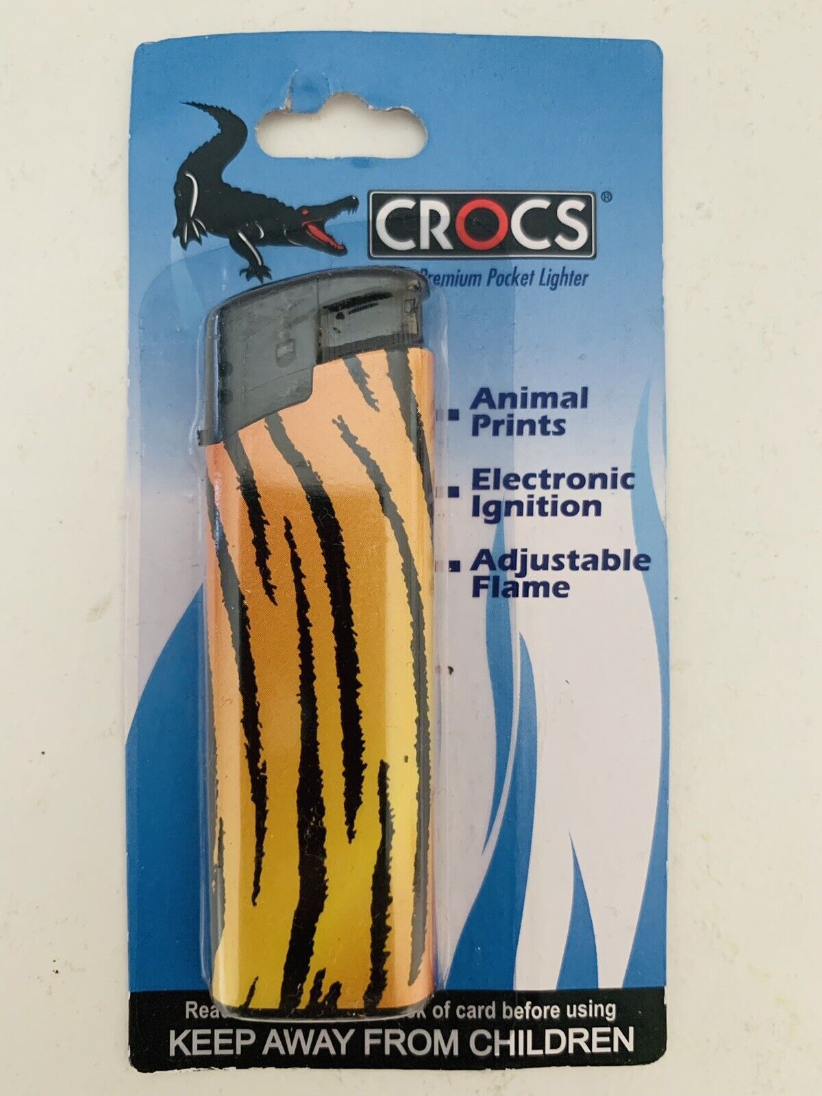 Crocs Premium Pocket Animal Tiger Print Lighter