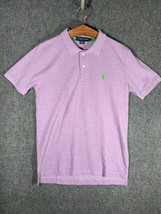 US Polo Assn. Purple Polo Shirt Medium Men&#39;s M Collared Button Stretch Golf Soft - £10.85 GBP