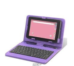 Craig-10.1&quot; Android Tablet Bundle AC/USB  adapter With Keyboard Case Purple - $123.49