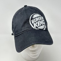 Burger King Hat Work Wear Logo Black Adjustable Employee Cap Crew Member - £12.40 GBP