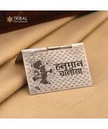 925sterling silver Shree Hanuman Chalisa 4page book In hindi puja articl... - €179,37 EUR