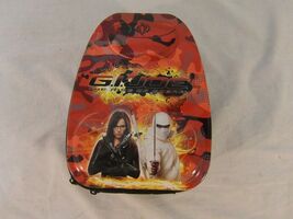 GI Joe-The Rise Of Cobra`Orange Backpack Styled-Metal Steel Lunchbox 31268 - $12.98