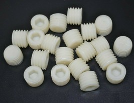 Lot of 20 NEW 5/8-11 x 1/2 Set Screws Flat Point Socket Drive Nylon Plastic - $17.81