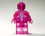 Clear Transparent Pink blank Custom Minifigure - $4.30
