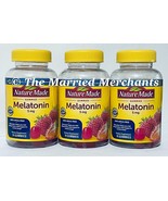 3 - Nature Made 5 mg Melatonin Gummies Strawberry 70 gummies each 8/2024... - £21.87 GBP