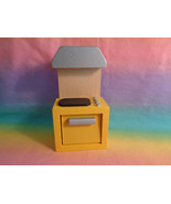 KidKraft Wooden Dollhouse Furniture Yellow Replacement Kitchen Sink / Stove - $9.25