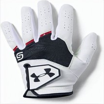 Under Armour Juniors Golf Glove Left Hand Small White (100)/Black - $21.53