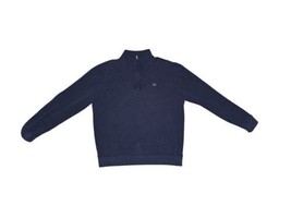 Travis Mathew Sweater Adult L Large Blue 1/4 Zip Lightweight Golf Mens O... - £22.75 GBP