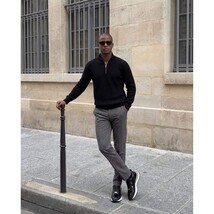The Veneto Black Leather Men Sneaker image 9