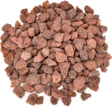 Stanbroil Red Lava Rock Granules For Gas Log Sets And Fireplaces - 10, 1&quot;-2&quot; - £24.77 GBP