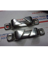 deck  chocks nickel plated bronze   heavy duty  matched pair 6&quot; - $87.63 CAD