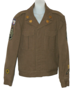 WWII B Maimon &amp; Sons 1945 US Military Wool Field Jacket Ike w Patches Pi... - $244.99
