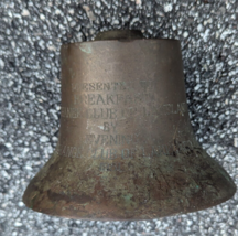 Vintage National Exchange Club Bell Shape Bronze Display Unity For Service image 2