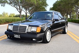 1986 Mercedes 300E black  | 24 X 36 INCH POSTER | classic car - £17.67 GBP