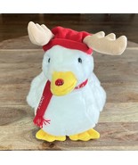 Macy’s AFLAC Holiday Duck Reindeer Plush TALKING 2003 Limited Edition 12... - $11.30