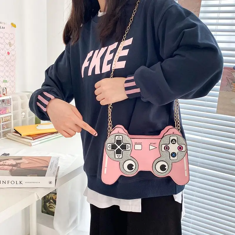 Creative Personality Fun Game Machine Pu Messenger Bag Women Cute Small ... - £20.82 GBP