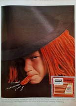 1966 Armour Franks Hot Dogs Halloween Witch Free Trick Or Treat Whistle Print Ad - £6.32 GBP