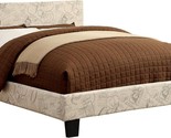 Platform Bed With Upholstery From Furniture Of America, Voyager. - $284.99