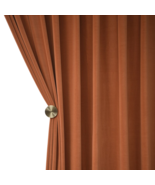 Anyhouz 200cm Brown High Quality Modern Wool Velvet Blackout Curtains fo... - £123.65 GBP