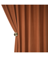 Anyhouz 200cm Brown High Quality Modern Wool Velvet Blackout Curtains fo... - $157.90