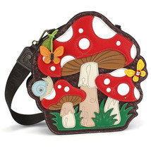 CHALA MUSHROOM BUTTERFLY NOVELTY PURSE CROSSBODY BAG RFID - £46.39 GBP