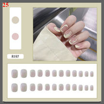 24Pcst Fake Nails Ballet Coffin Press On Wearing Tips Full Cover Model A25 - £4.79 GBP