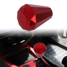 Universal Diamond Red Aluminum Manual Car Gear Racing Shift Knob Shifter - £13.63 GBP