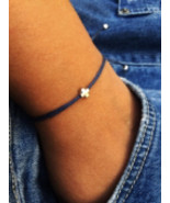 Tiny cross bracelet Men Women Christian gifts Religious gifts Communion gift  - £4.70 GBP