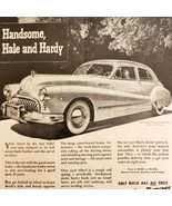 1947 Buick Automobile Advertisement General Motors Handsome Hale Hardy D... - $471.58 MXN