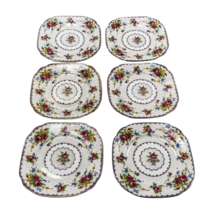 Royal Albert Petit Point Lot 6 Side Plates 6 inch Fine Bone China - $79.15