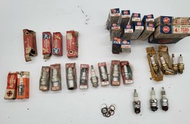 Lot of 38 Vintage Spark Plugs - Rusted - AC, Champion, Autolite Wizard Twin Fire - £26.46 GBP