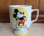 Vtg Mickey Mouse Disneyland Walt Disney World Made In Japan Yellow &amp; Whi... - £16.86 GBP