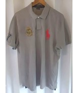 Polo Ralph Lauren Polo Shirt Men XXL Gray RL County Rider Jockey Club Bi... - £23.35 GBP