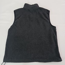Old Navy RN#54023 Men's Gray Full Zip Fleece Pockets Vest Size Medium image 2