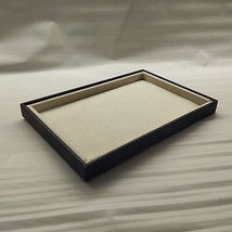 Platform Tray Duplication for Jewelry - Leatherette And Velvet Made by Hand IN - £76.41 GBP