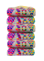 3 pairs of gray colourful women&#39;s bed socks, knitted with alpaca and lla... - £25.16 GBP