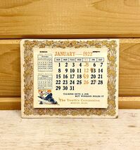 Antique Calendar Complete 1922 Desktop Mini 5 x 4 Youth&#39;s Companion Moon... - $56.69 CAD