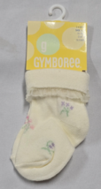 VTG Gymboree FAIRY TALE 2003 Baby Girl Cream Ditsy Floral Socks 3 6 Months - $280.61 MXN