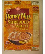Empty POST Cereal Box 1998 HONEY NUT Shredded Wheat BITE SIZE 20 oz [G7e7] - £7.54 GBP