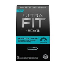 Trojan Ultrafit Sensitive Tip Feel 10ct - £12.71 GBP