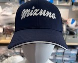 Mizuno Big Logo Ball Cap Unisex Sportswear Cap Casual Hat Navy NWT 33YW8... - £36.08 GBP