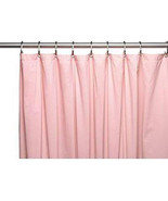 Dusty Rose Heavy Duty Magnetized Shower Curtain Liner Mildew Resistant - £7.39 GBP