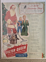 FILTER QUEEN VACUUM CLEANER-w Santa Clause - 1947 - Advertisement AD - 1... - $23.43 CAD