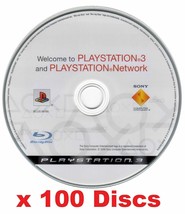 100 x OEM Sony PS3 Welcome to Playstation 3 Network BLU-RAY Disc DVD Beyond disk - £37.54 GBP