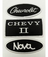 CHEVROLET CHEVY II NOVA SEW/IRON ON PATCH EMBLEM BADGE EMBROIDERED SS - $314.24 MXN