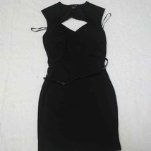 Forever 21 Women&#39;s Black Dress  Sweetheart neck, Size M w/Belt - $14.85