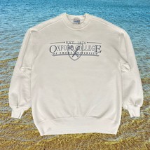Oxford College Sweatshirt Mens Size XL Crewneck Pullover Sweater Vintage... - £27.17 GBP
